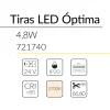 1.2 TIRA LED OPTIMA 4,8W 24V 2700K IP20 BLUELed 721740 efecto hover 1 Solmad