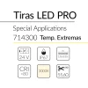1.2 TIRA LED PRO ALTAS TEMP 9,6W 24V 3000K IP67 BLUELed 714300 efecto hover 1 Solmad