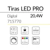 1.2 TIRA LED PRO DIGITAL 20,4W RGBW 24V IP67 BLUELed 715770 efecto hover 1 Solmad
