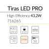 1.2 TIRA LED PRO HIGH EFFICIENCY 43,2W 24V 2700K IP20 BLUELed 716265 efecto hover Solmad
