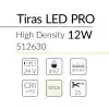 10.2 TIRA LED PRO HIGH DENSITY 12W 24V 3000K IP67 BLUELed 512630 efecto hover Solmad