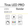 12.2 TIRA LED PRO 230V STANDARD 18W RGB IP67 BLUELed 808519 efecto hover Solmad