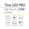 12.2 TIRA LED PRO HIGH DENSITY 12W 24V 6500K IP67 BLUELed 512660 efecto hover Solmad