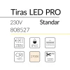 2.2 TIRA LED PRO 230V STANDARD 15W 2700K IP65 BLUELed 808527 efecto hover 1 Solmad