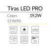 2.2 TIRA LED PRO BLANCO DUAL 19,2W 24V CCT 2700K&ndash;6000K IP67 BLUELed 519690 efecto hover 1 Solmad