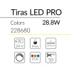 2.2 TIRA LED PRO COLORS 28,8W 24V RGB IP67 BLUELed 228680 efecto hover 1 Solmad