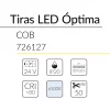 4.1 TIRA LED OPTIMA COB 10W 24V 6500K IP20 BLUELed 726127 efecto hover 1 Solmad