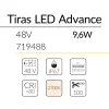 4.2 TIRA LED ADVANCE 48V 9,6W 2700K IP67 BLUELed 719488 efecto hover 1 Solmad