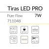 4.2 TIRA LED PURE FLOW 7W 24V 4000K IP54 BLUELed 711048 efecto hover Solmad