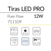 5.2 TIRA LED PURE FLOW 12W 24V 6500K IP54 BLUELed 711109 efecto hover Solmad