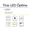 6.2 TIRA LED OPTIMA 4,8W 24V 3000K IP65 BLUELed 721917 efecto hover 1 Solmad