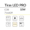 8.2 TIRA LED PRO COB 10W 24V 3000K IP67 BLUELed 716609 efecto hover 1 Solmad