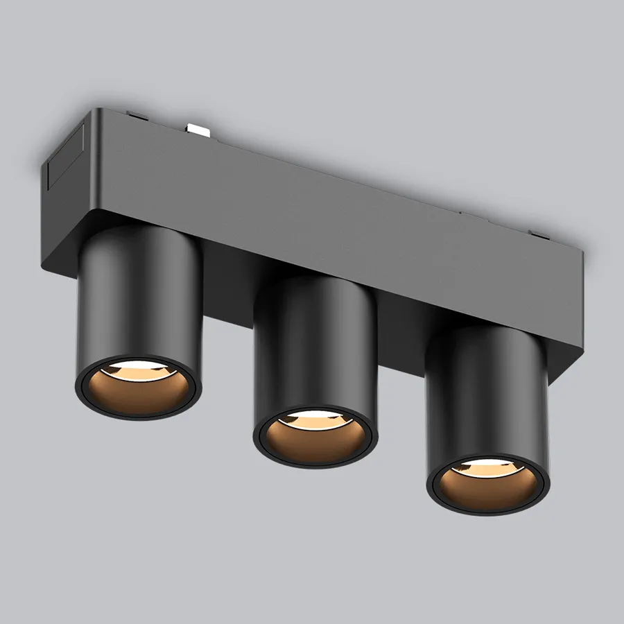 1.1 FOCO CARRIL MAGN&Eacute;TICO 48V SOLARIS 6W 3000K NEGRO BLUELed 717064 producto 1 Solmad