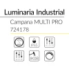 1.2 CAMPANA MULTI PRO 100W 150W 200W 4K 5K 6K v2 BLUELed 724178 efecto hover Solmad