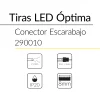 1.2 CONECTOR ESCARABAJO TIRA CABLE 8 mm 2 VIAS BLUELed 290010 efecto hover 1 Solmad
