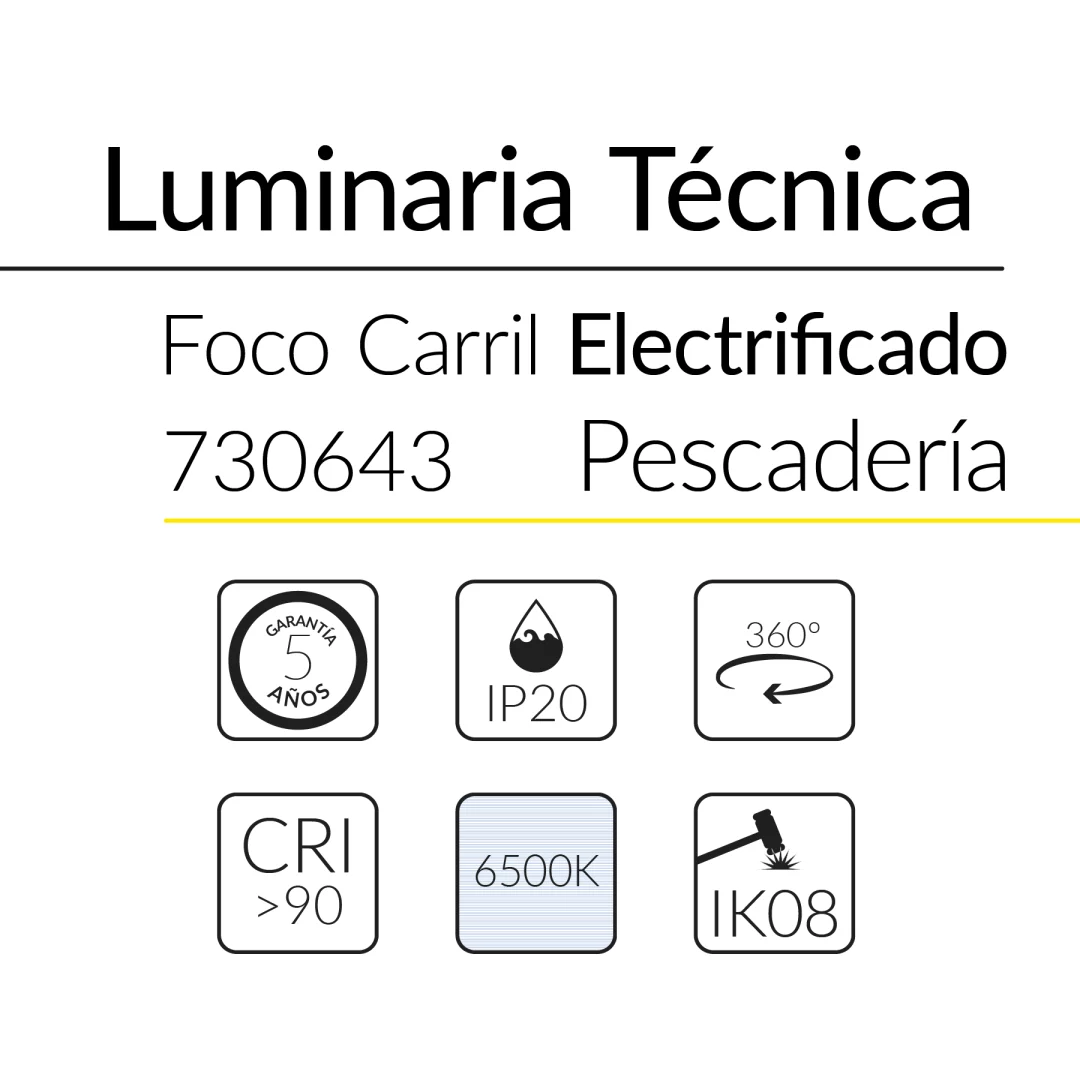 12.2 FOCO DE CARRIL PRO FUJI PESCADERIA 30W 36D NEGRO BLUELed 730643 efecto hover Solmad