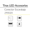 2.2 CONECTOR ESCARABAJO TIRA CABLE 10 mm 2 VIAS BLUELed 290020 efecto hover 1 Solmad