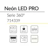 3.2 NEON LED PRO 360D 12W 24V 4000K IP65 BLUELed 714339 efecto hover 1 Solmad