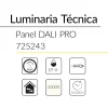 3.2 PANEL DALI PRO 60x60cms 34W 3000K UGR 19 IP44 BLUELed 725243 efecto hover Solmad