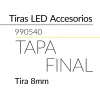 3.2 TAPA FINAL TIRA 8MM BLUELed 990540 efecto hover Solmad