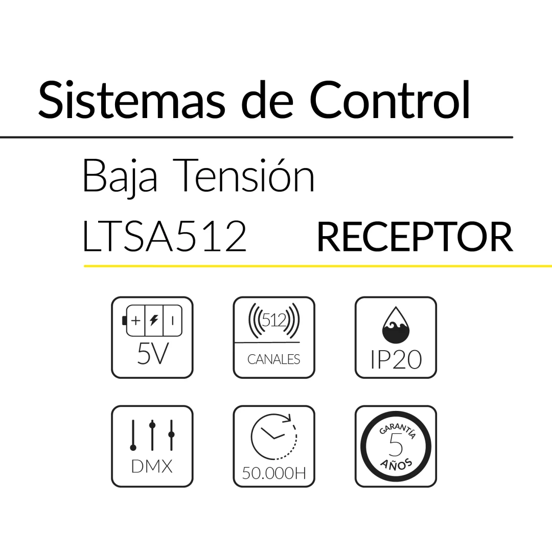 4.2 CONTROLADOR DMX MASTER CONTROLLER SOLMAD LTSA512 efecto hover