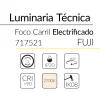 5.2 FOCO CARRIL FUJI 30W 3000K 36&ordm; BLANCO BLUELed 717521 efecto hover Solmad