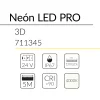 5.2 NEON LED PRO 3D 9W 24V 4000K IP68 BLUELed 711345 efecto hover 1 Solmad