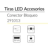 7.2 CONECTOR BLOQUEO TIRA TIRA 10 mm 2 VIAS BLUELed 291013 efecto hover Solmad