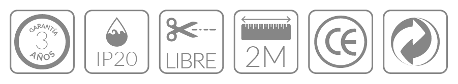 14 Perfil Aluminio Empotrar Trimless 17x14mm BLUELed 171400 Iconos F.Producto