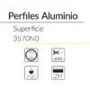 30.2 Perfil Aluminio Superficie Negro 35x70mm BLUELed 3570N0 efecto hover Solmad